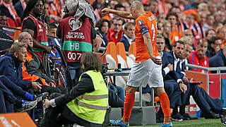 Fällt gegen Gastgeber Türkei aus: Hollands Kapitän Arjen Robben vom FC Bayern © imago/MIS