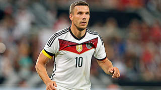 Lukas Podolski has travelled home for further treatment. © 2015 Getty Images