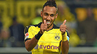 Doppelpack und neuer Bundesligarekord: Dortmunds Pierre-Emerick Aubameyang © AFP/GettyImages