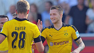 Sollen für den BVB die Sieggaranten sein: die Nationalspieler Ginter (l.) und Reus © 2015 Getty Images