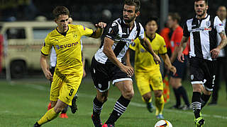 1:1 bei PAOK Saloniki: Borussia Dortmund © 2015 Getty Images
