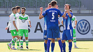 Unter Trainer Hirsch weiter in der Erfolgsspur: der VfB Oldenburg © imago/foto2press