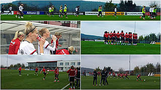 Den DFB-Frauen bei ihrer Arbeit zusehen: Öffentliches Training in Wiesbaden © DFB