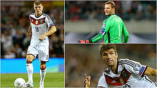 World Cup winners Müller, Kroos and Neuer nominated for this year's Ballon d'Or © Bongarts/GettyImages/DFB