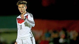 Doppeltorschütze für die U 16 in Österreich: Nicolas-Gerrit Kühn © 2015 Getty Images