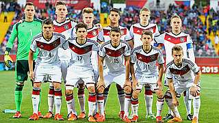Die deutsche Auswahl vor dem letzten Gruppenspiel © 2015 FIFA