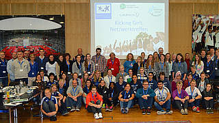 Gedanken- und Erfahrungsaustausch in Frankfurt: die Kicking Girls zu Gast beim DFB © DFB