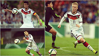 Heinrichs (top left), Ferati (bottom left) and Ochs (right) have Bundesliga experience © Getty