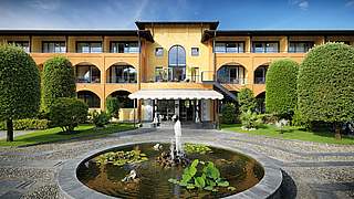 Ausgangspunkt der Vorbereitung für die EURO 2016: das Fünf-Sterne-Hotel Giardino in Ascona © Hotel Giardino