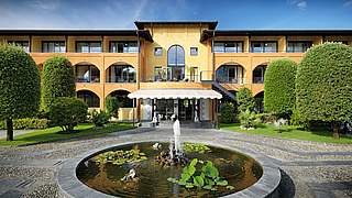 DFB-Quartier für die Vorbereitung auf die EURO 2016: das Hotel Giardino in Ascona © Hotel Giardino