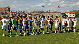 The Germany U20s won 2-0 in the reverse fixture in Lucca © 2015 Getty Images