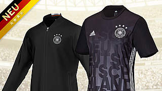 An das offizielle Heimtrikot angelehnt: das Heimaufwärmshirt der Nationalmannschaft © DFB