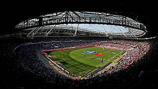 Hannover's HDI-Arena will play host to Germany vs. Netherlands on Tuesday as planned © 2013 Getty Images