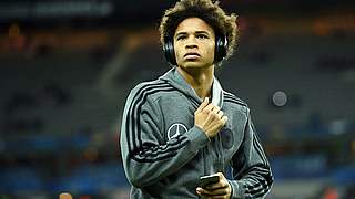 Sane was just on the pitch with Bayern's Germany internationals © 2015 Getty Images