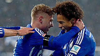 Max Meyer grabbed Schalke's goal © 2015 Getty Images