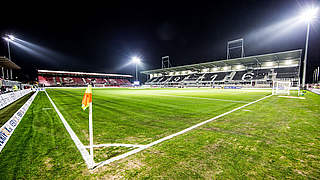 Bietet 15.414 Zuschauern Platz: Das Hardtwaldstadion in Sandhausen © 2014 Getty Images