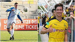 Mit ihren Topklubs im Einsatz: Lorenz von Hoffenheim (l.) und Dortmunds Schumacher © Imago/DFB