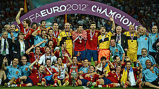 196 Millionen Euro: Bei Spaniens Titel 2012 wurde noch weniger Geld ausgeschüttet © 2012 AFP