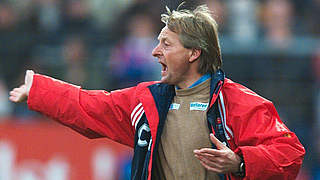 Haching-Trainer 2000: Köstner und sein Team verhindern Leverkusens Meisterschaft © BONGARTS
