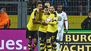BVB are five points behind Bayern © 2015 Getty Images