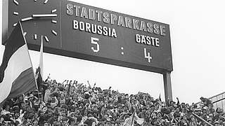 Vor 31 Jahren: Auf dem Gladbacher Bökelberg fielen neun Tore in 120 Minuten © imago/Horstmüller