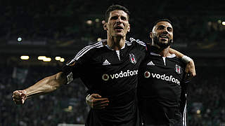 Mario Gomez now has 13 goals in 17 matches in Turkey © 