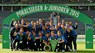 Sieger im DFB-Juniorenvereinspokal 2015: Hertha BSC gewinnt das 
