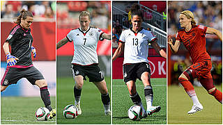 Nadine Angerer, Melanie Behringer, Celia Sasic and Saskia Bartusiak © ©Getty Images