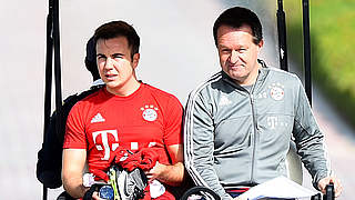 Mario Götze at Bayern’s training camp in Qatar: “Everything is going to plan” © 2016 Getty Images