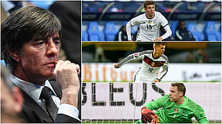 Bei der Weltfußballer-Wahl: Joachim Löw (l.) votierte für drei seiner Weltmeister © Bongarts/GettyImages/DFB