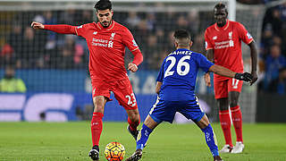 Setback in fight for top-four places for Liverpool and Germany international Emre Can (l.)  © 2016 Getty Images