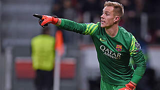 Ter Stegen in action in Barcelona's Copa del Rey win. © AFP/Getty Images