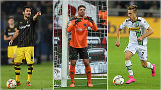 Engagieren sich für Deutsche Sporthilfe: Gündogan, Zieler und Herrmann (v.l.) © Getty Images/DFB