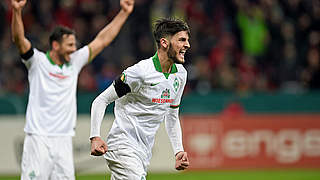 Werder are now in the final four of the DFB Cup © PATRIK STOLLARZ/AFP/Getty Images