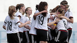 Peilt gegen Frankreich den dritten Sieg im dritten Turnierspiel an: die deutsche U 16 © 2016 Getty Images