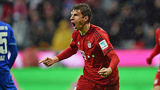 Thomas Müller helped overturn a 1-0 deficit in FC Bayern's home tie against Darmstadt.  © 