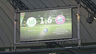 Der höchste Auswärtssieg des Duells: Guardiolas Bayern siegen 2014 in Wolfsburg 6:1 © 2014 Getty Images