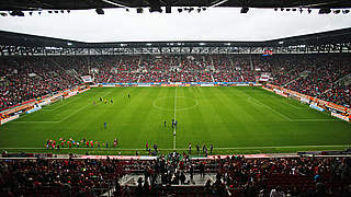 Austragungsort des vorletzten Tests gegen die Slowakei: Die WWK Arena in Augsburg © 2013 Getty Images