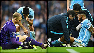 Fallen verletzungsbedingt aus: Englands Torhüter Joe Hart (l.) und Raheem Sterling © Getty Images