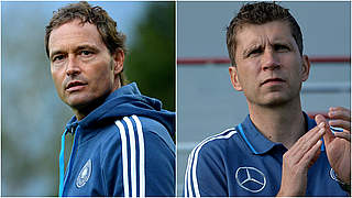Predecessor and successor with the U19s: Sorg and Streichsbier © GettyImages/DFB