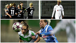 VfL Wolfsburg and 1. FFC Frankfurt would face each other in an all-German semi-final © imago/GettyImages/DFB