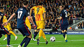 Luis Suarez scored twice as Barcelona came from behind to win © 2016 Getty Images