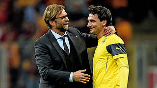 Hummels trifft auf Klopp (l.): 