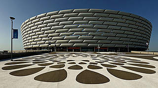 The Olympic Stadium in Baku, which will host the final in May © 2015 Getty Images