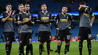 Die Europareise ist für sie diese Saison vorbei: Die Mannschaft von Borussia Mönchengladbach © 2015 Getty Images