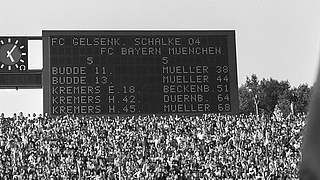 Das torreichste Unentschieden der Bundesliga: 1973 spielt Schalke gegen Bayern 5:5 © imago