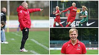 Mit Schwung gegen Jena: Köln und sein neuer Coach Marcus Kühn (l.) © imago/GettyImages/DFB