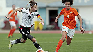 Feste Größe bei den deutschen U 16-Juniorinnen: Spielführerin Lena Lattwein (l.) © Getty Images