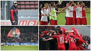 Quartett ohne Ausflug gen Süden: Mainz II, Großaspach, Köln und Cottbus © DFB/Getty Images