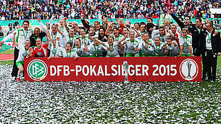 DFB-Pokalsieger der Frauen 2015: der VfL Wolfsburg © Getty Images